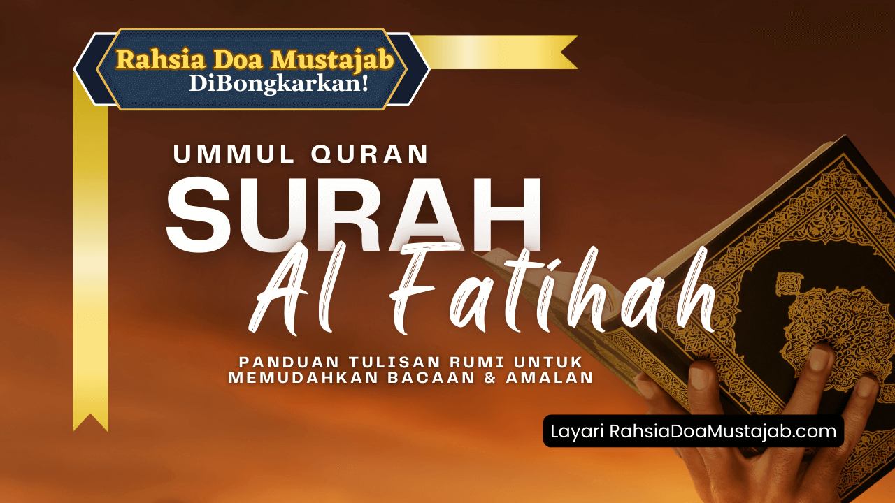 kelebihan surah al fatihah